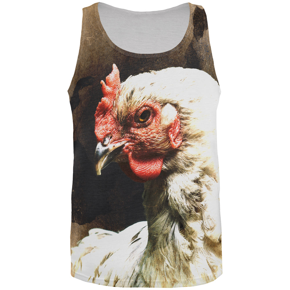 Queen Of The Barnyard Chicken All Over Mens Tank Top Men's Tank Tops Old Glory 2XL Multicolored