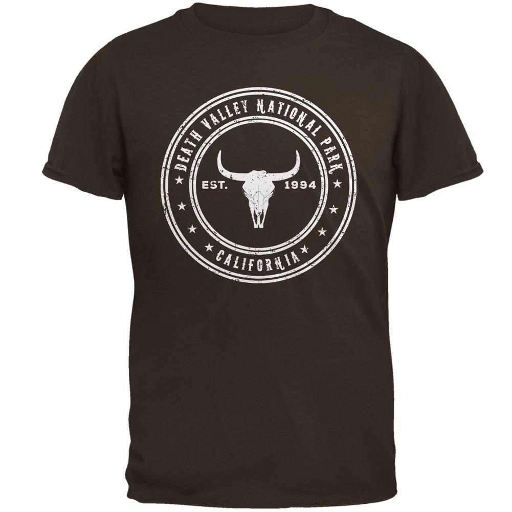 Death Valley National Park Mens T Shirt Men's T-Shirts Old Glory 2XL Brown
