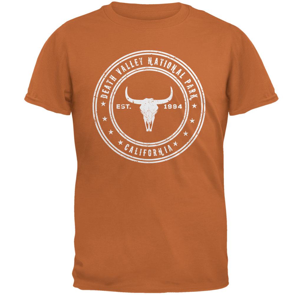 Death Valley National Park Mens T Shirt Men's T-Shirts Old Glory 2XL Texas Orange