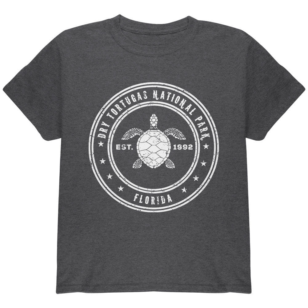 Dry Tortugas National Park Youth T Shirt Youth T-Shirts Old Glory YLG Dark Heather