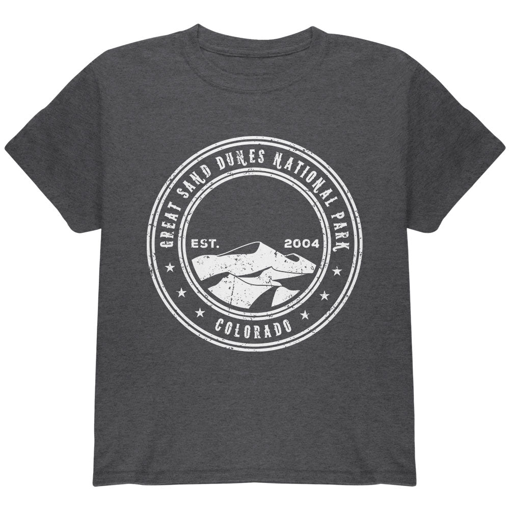 Great Sand Dunes National Park Youth T Shirt Youth T-Shirts Old Glory YLG Dark Heather