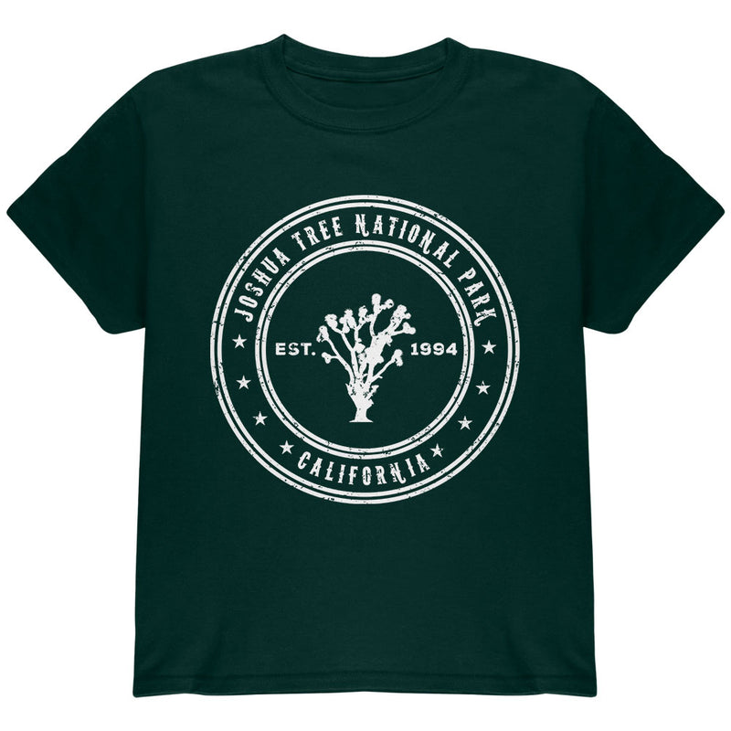 Joshua Tree National Park Youth T Shirt Youth T-Shirts Old Glory YLG Forest Green