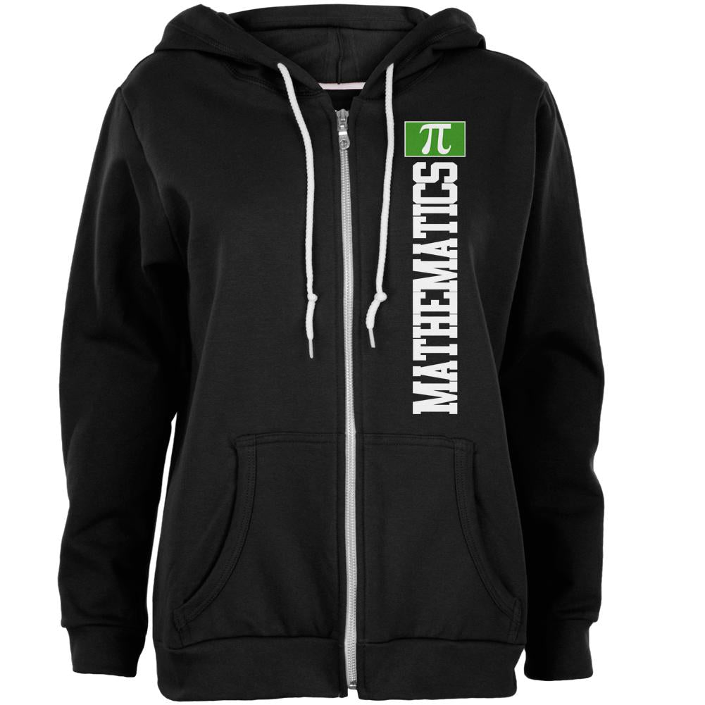 Mathematics Major Math Science Team Womens Full Zip Hoodie Women's Hoodies Old Glory 2XL Black