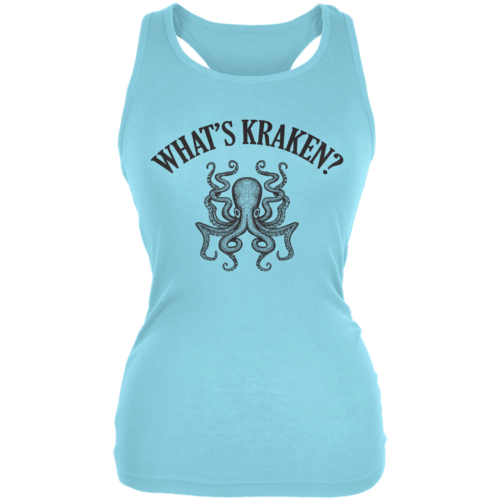 What's Kraken Juniors Soft Tank Top Juniors Tank Tops Old Glory 2XL Turquoise