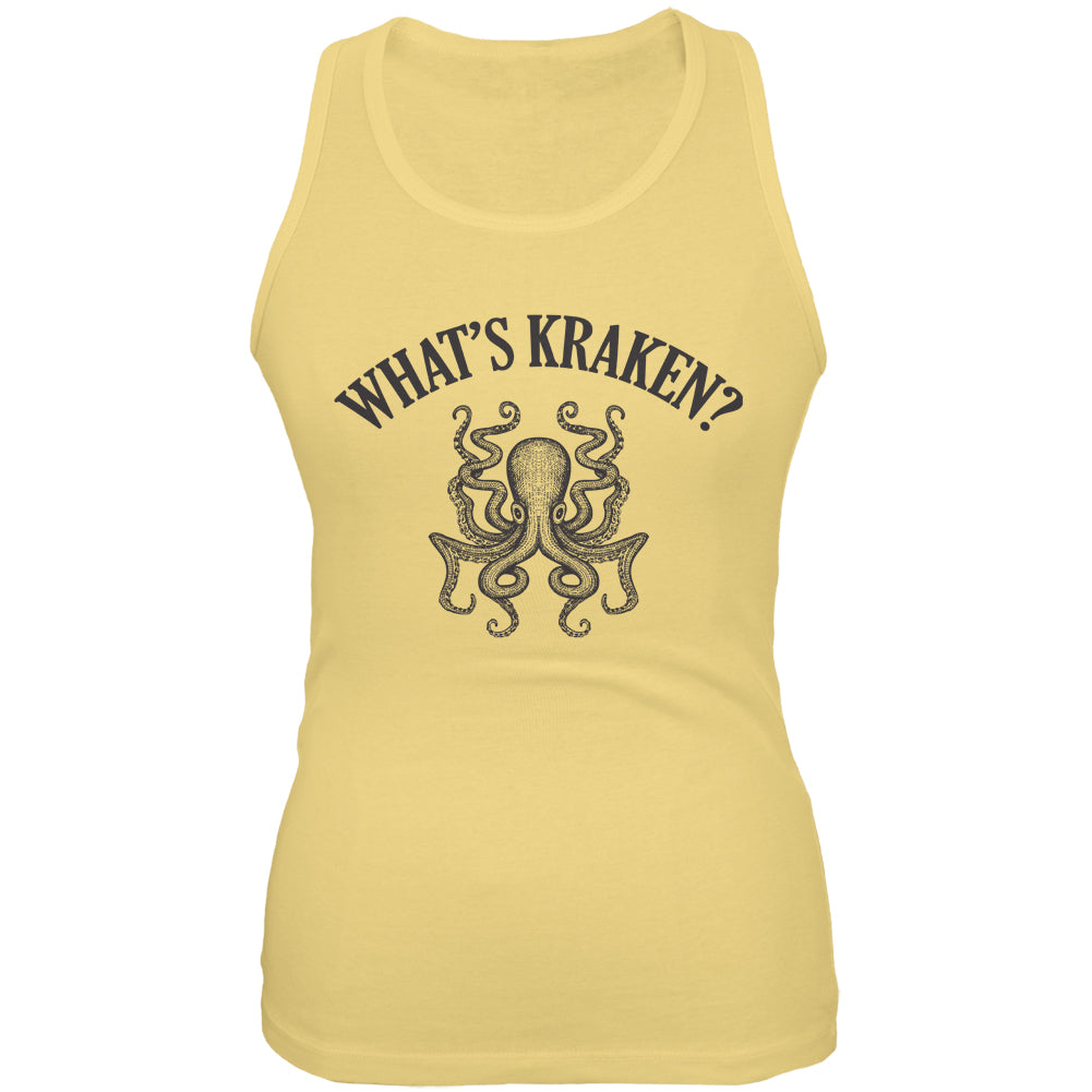 What's Kraken Juniors Soft Tank Top Juniors Tank Tops Old Glory 2XL Yellow