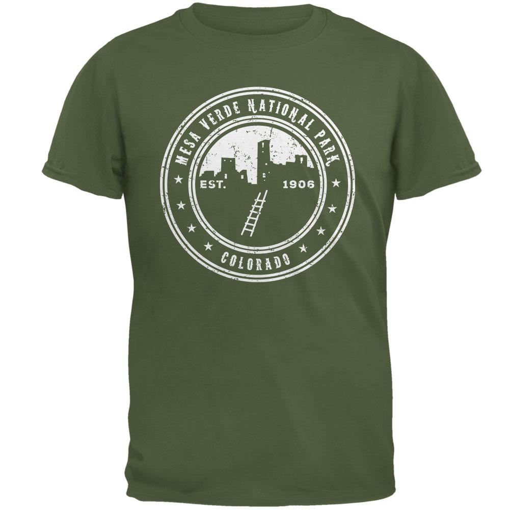 Mesa Verde National Park Mens T Shirt Men's T-Shirts Old Glory 2XL Green
