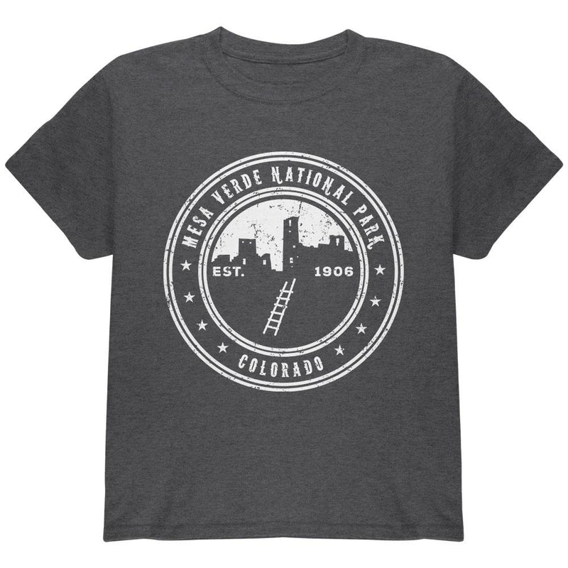 Mesa Verde National Park Youth T Shirt Youth T-Shirts Old Glory LG Grey