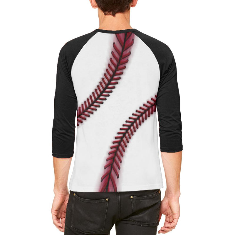 Fastball Baseball Mens Raglan T Shirt Men's Raglans Old Glory