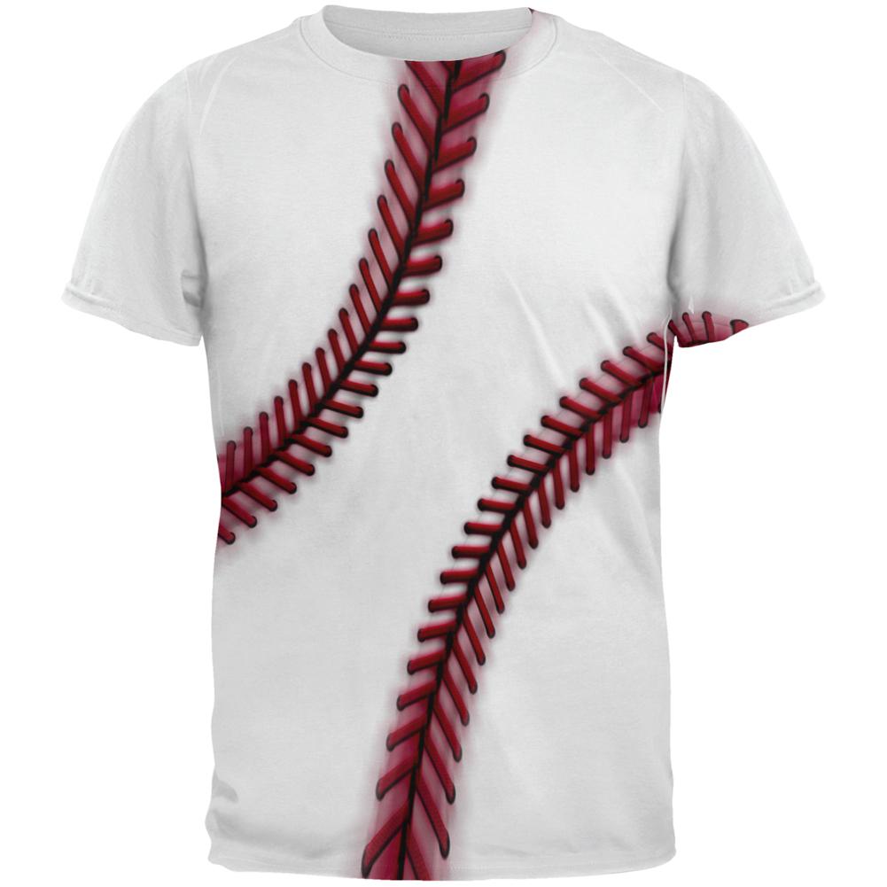Fastball Baseball All Over Mens T Shirt Men's T-Shirts Old Glory 2XL Multi