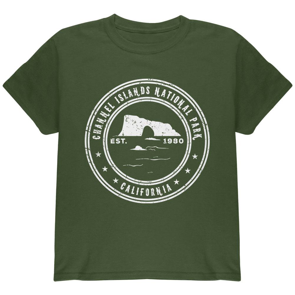 Channel Islands National Park Youth T Shirt Youth T-Shirts Old Glory LG Green