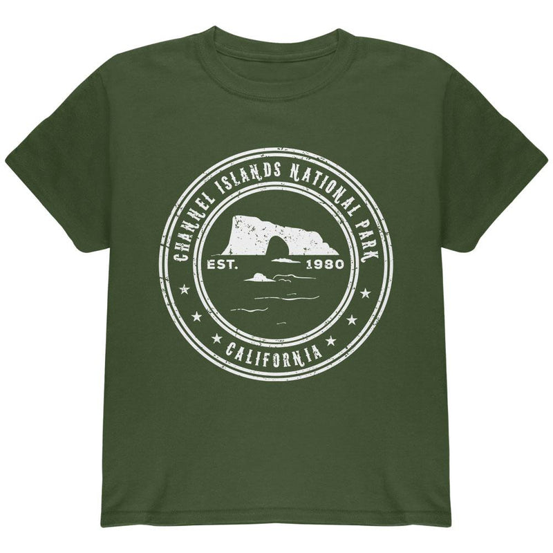 Channel Islands National Park Youth T Shirt Youth T-Shirts Old Glory LG Green