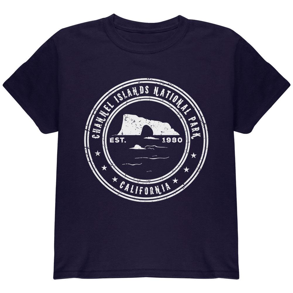 Channel Islands National Park Youth T Shirt Youth T-Shirts Old Glory LG Navy