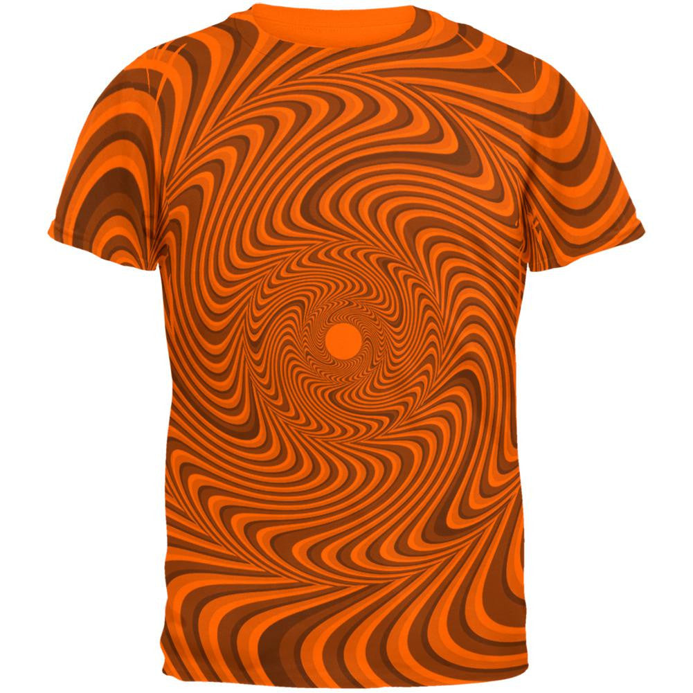 Optical Illusion Blacklight Mens T Shirt Men's T-Shirts Old Glory 2XL Orange