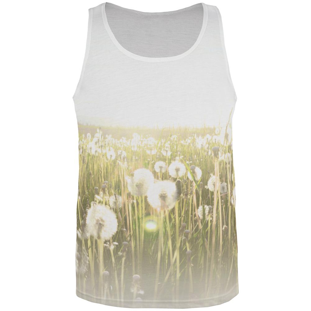 Field Of Wishes Dandelions All Over Mens Tank Top Men's Tank Tops Old Glory 2XL Multi