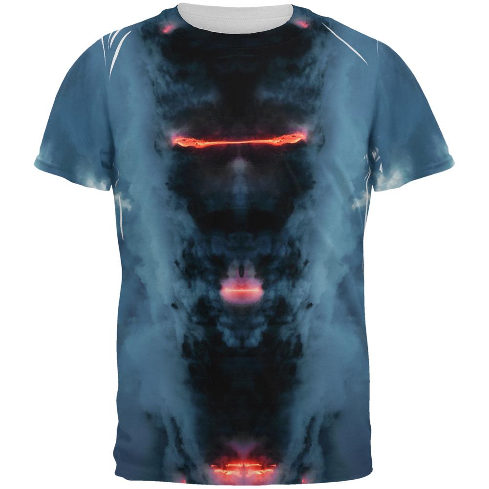 Demons In The Mist Lava All Over Mens T Shirt Men's T-Shirts Old Glory 2XL Multi