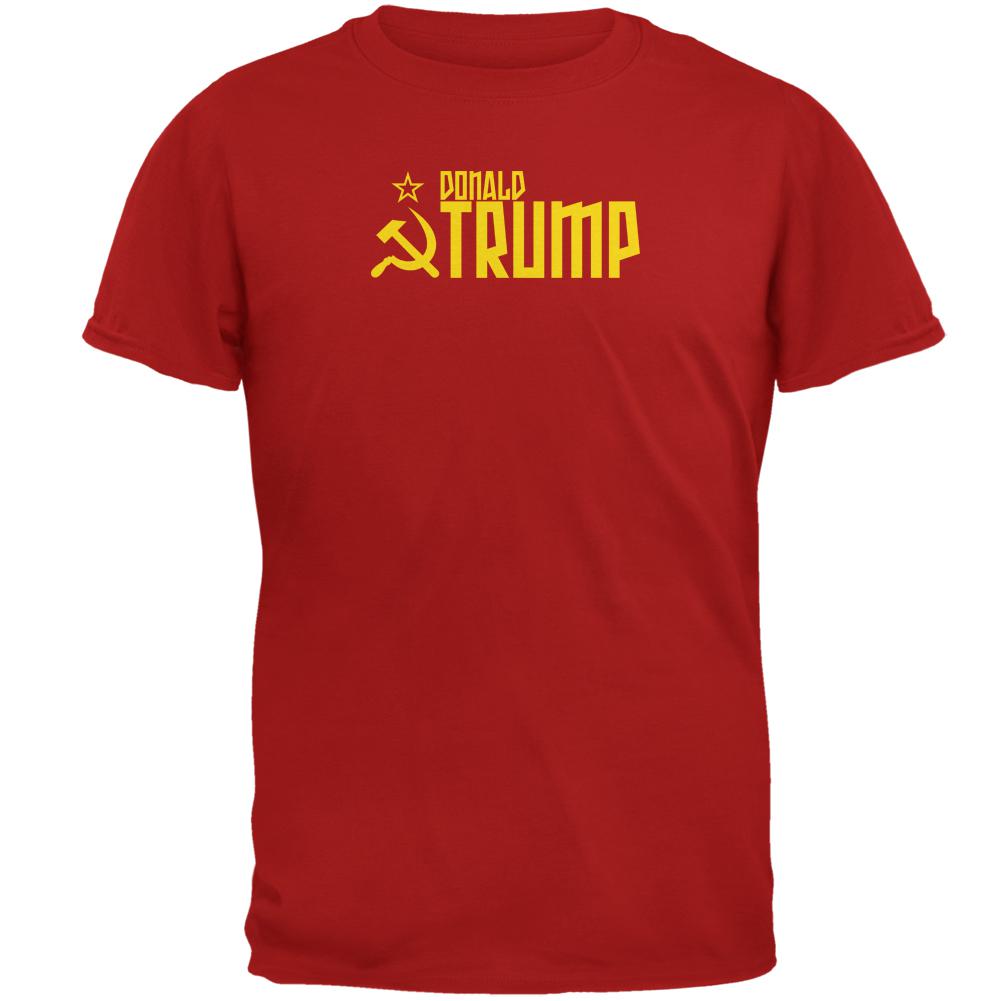 Donald Trump For Russia Tzar Funny Mens T Shirt Men's T-Shirts Old Glory 2XL Red