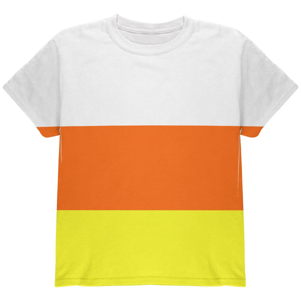 Halloween Candy Corn Costume All Over Youth T Shirt Youth T-Shirts Old Glory LG Multi