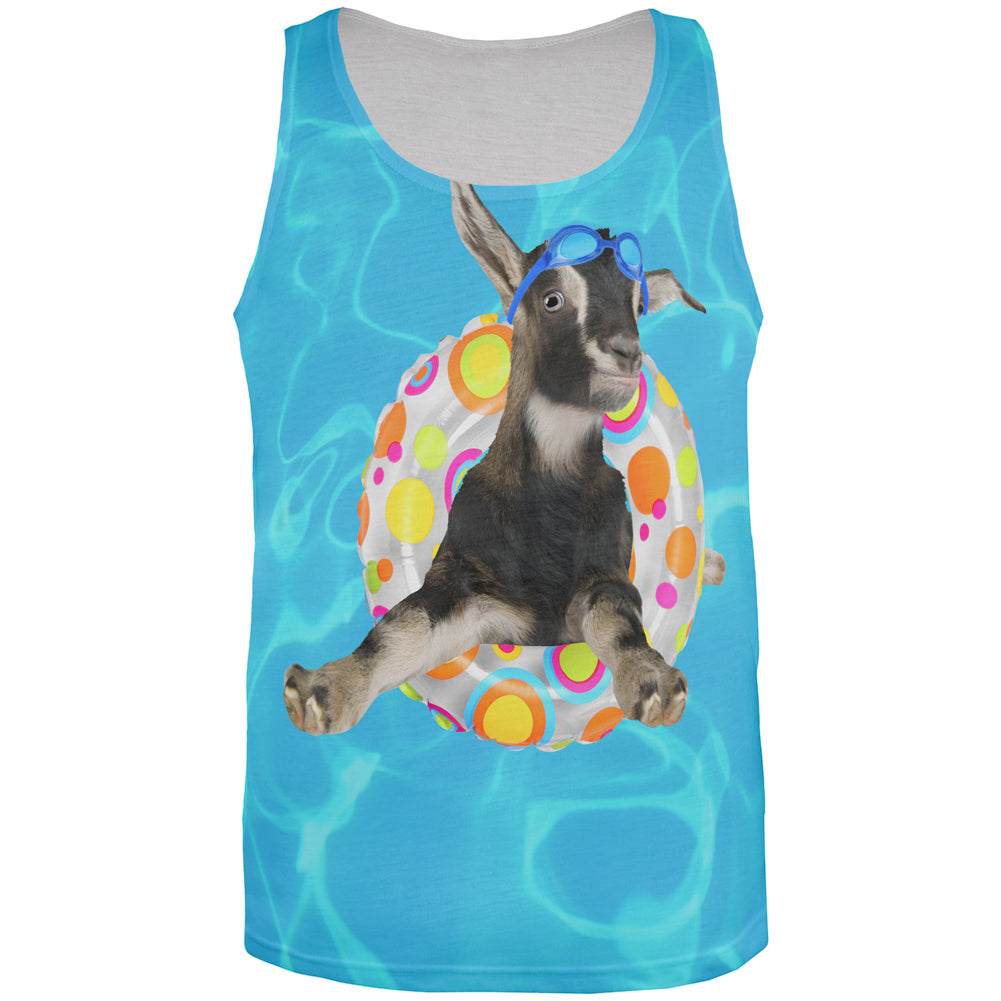 Whatever Floats Your Goat Boat Funny All Over Mens Tank Top Men's Tank Tops Old Glory 2XL Multi