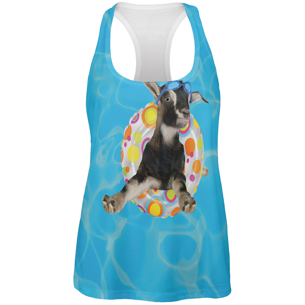 Whatever Floats Your Goat Boat Funny All Over Womens Work Out Tank Top Women's Tank Tops Old Glory 2XL Multi