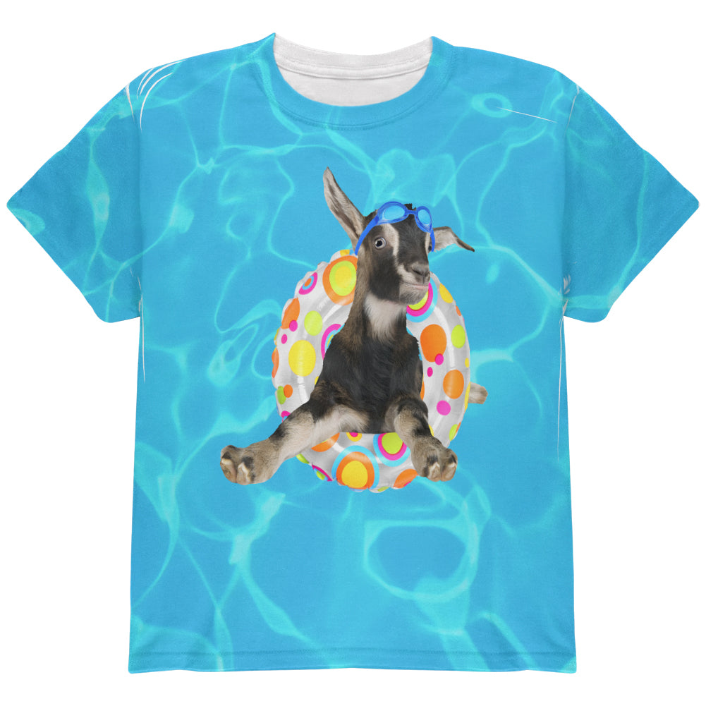 Whatever Floats Your Goat Boat Funny All Over Youth T Shirt Youth T-Shirts Old Glory YLG Multi