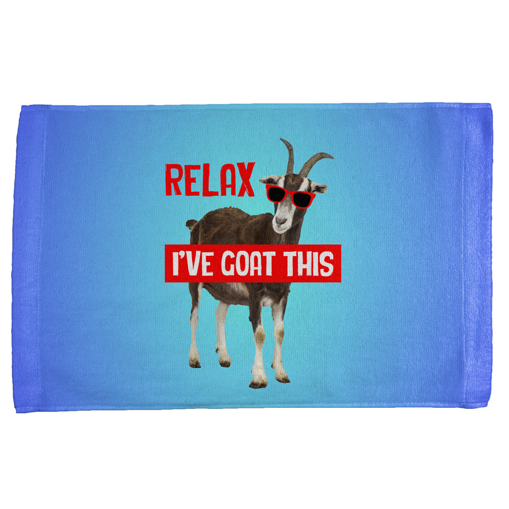 Relax I've Goat Got This All Over Hand Towel Hand Towel Old Glory OS Multi