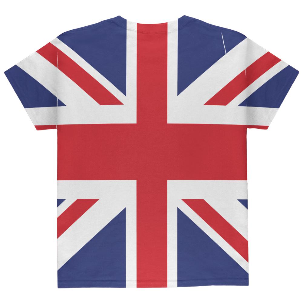 British Flag Union Jack All Over Youth T Shirt Youth T-Shirts Old Glory