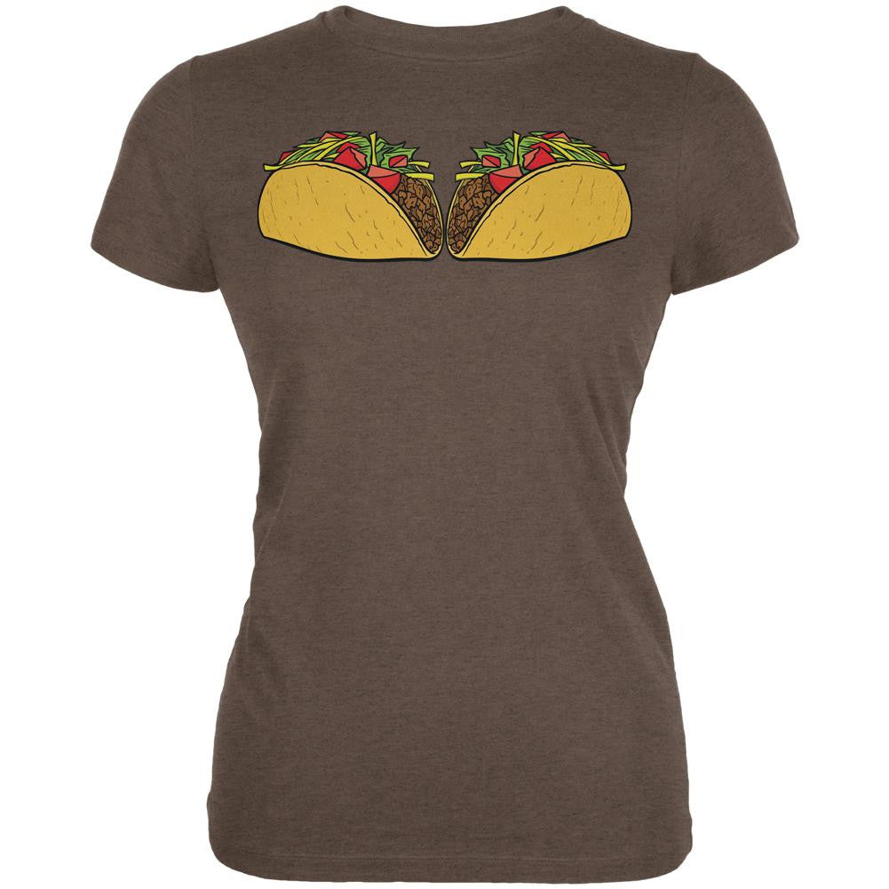 Cinco De Mayo Big Tacos Best Funny Juniors Soft T Shirt Juniors T-Shirts Old Glory 2XL Brown