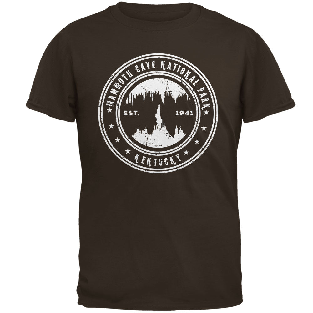 Mammoth Cave National Park Mens T Shirt Men's T-Shirts Old Glory 2XL Brown