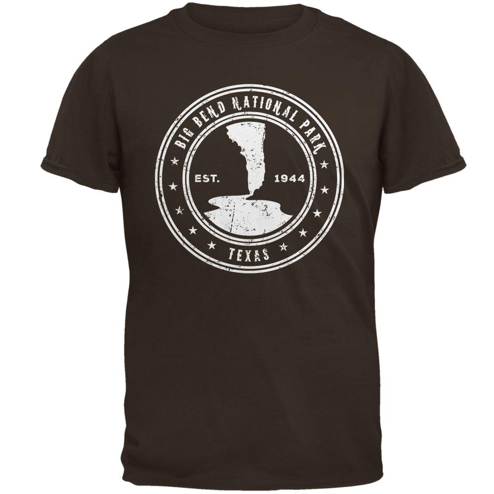 Big Bend National Park Mens T Shirt Men's T-Shirts Old Glory 2XL Brown
