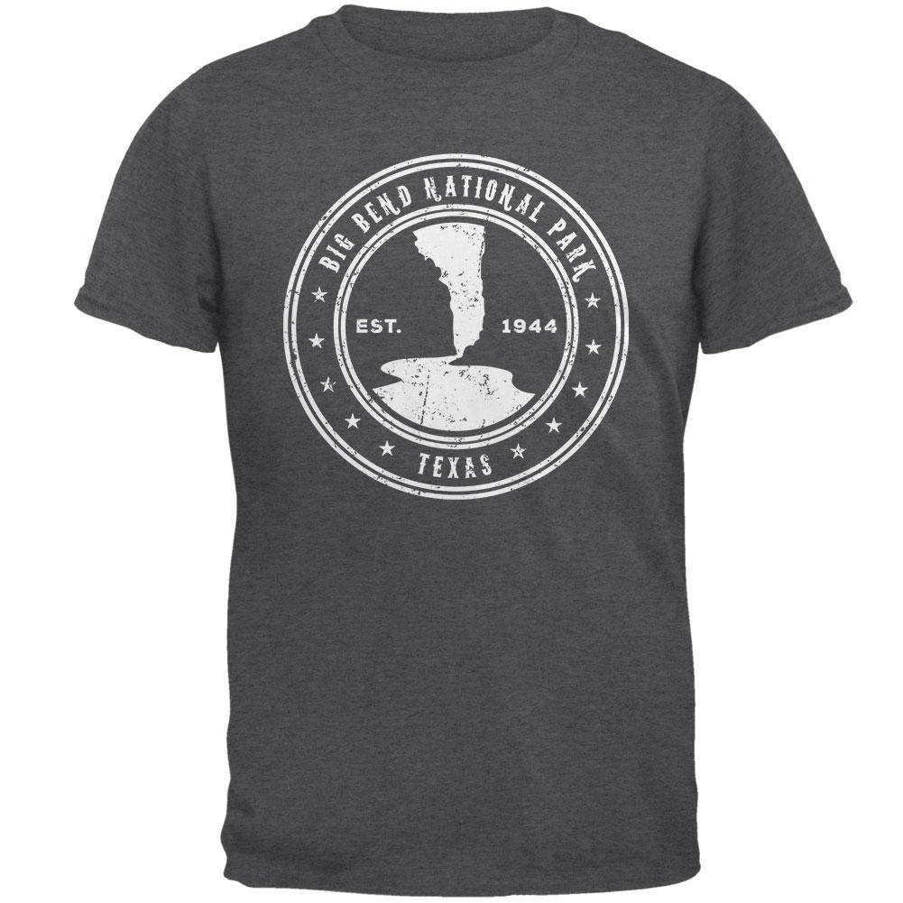 Big Bend National Park Mens T Shirt Men's T-Shirts Old Glory 2XL Dark Heather
