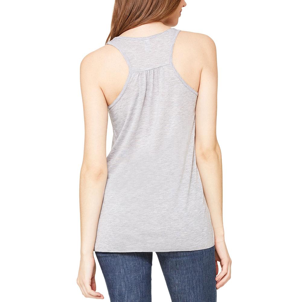 Script Cursive Serial Chiller Womens Flowy Racerback Tank Top Women's Tank Tops Old Glory