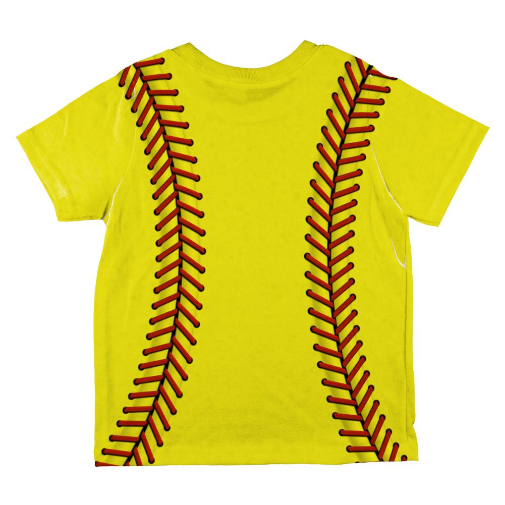 Softball All Over Toddler T Shirt Toddler T-Shirts Old Glory