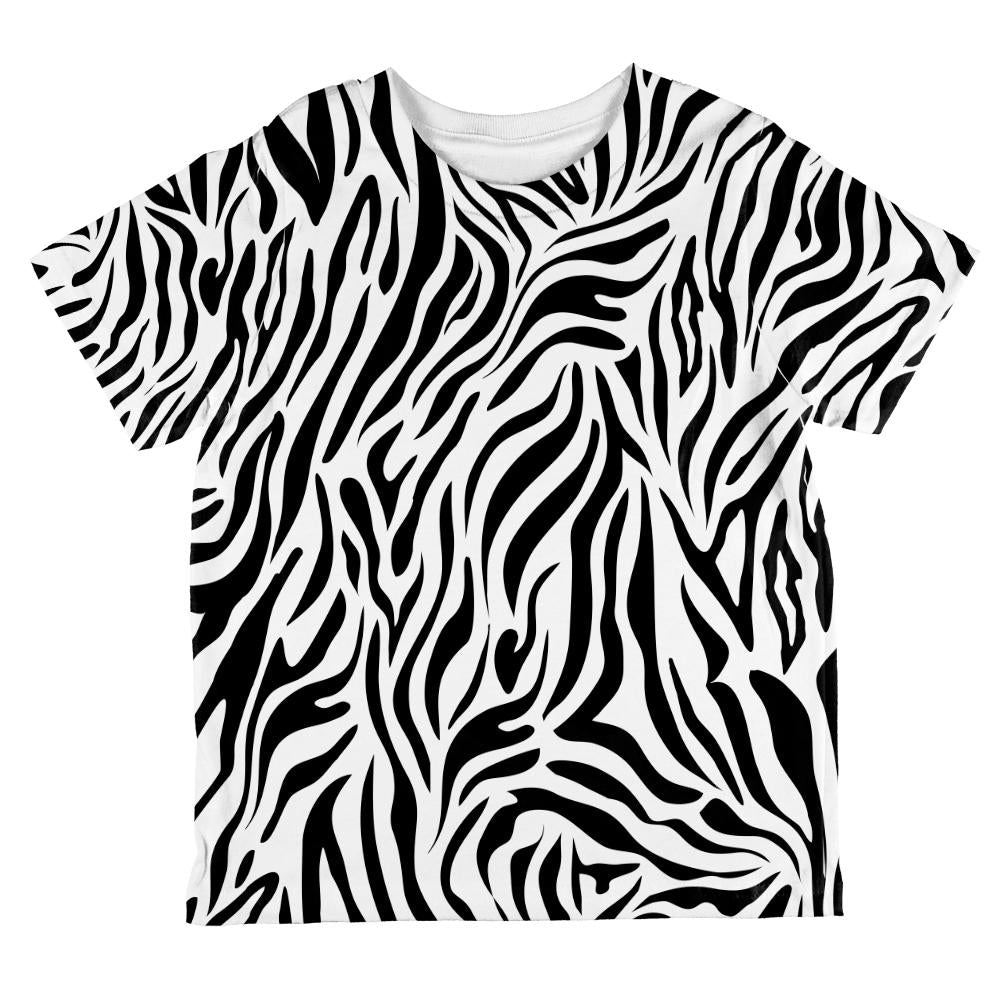 Zebra Stripes Pattern All Over Toddler T Shirt Toddler T-Shirts Old Glory 2T Multi