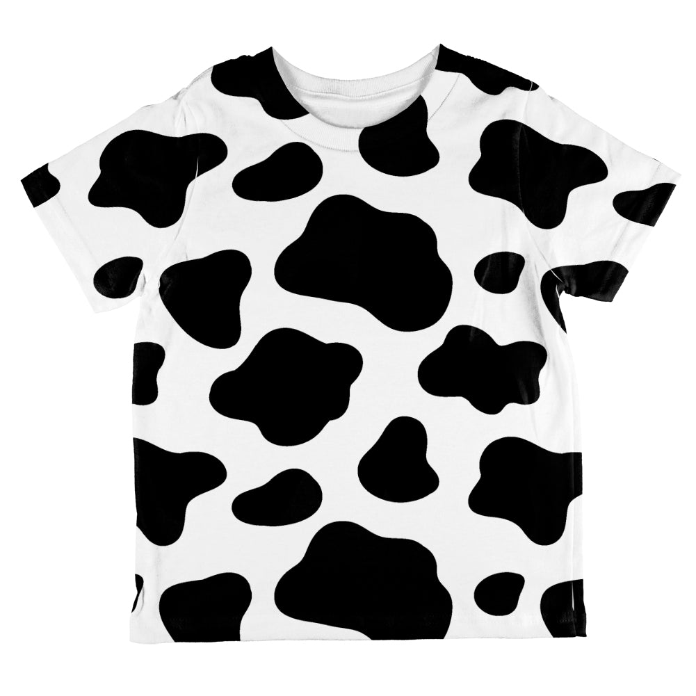 Dairy Cow Pattern All Over Toddler T Shirt Toddler T-Shirts Old Glory 2T Multicolored