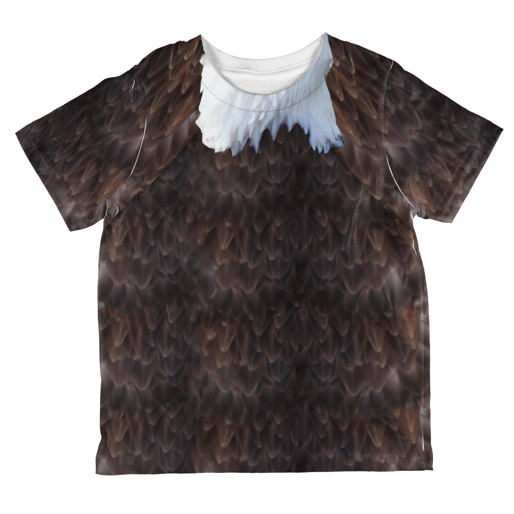 Halloween Bald Eagle Costume All Over Toddler T Shirt Toddler T-Shirts Old Glory 2T Multi