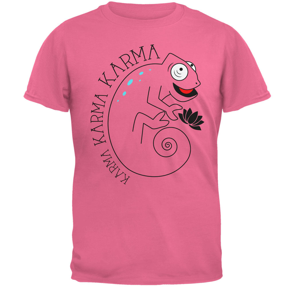 Karma Karma Karma Chameleon Mens T Shirt Men's T-Shirts Old Glory 2XL Red