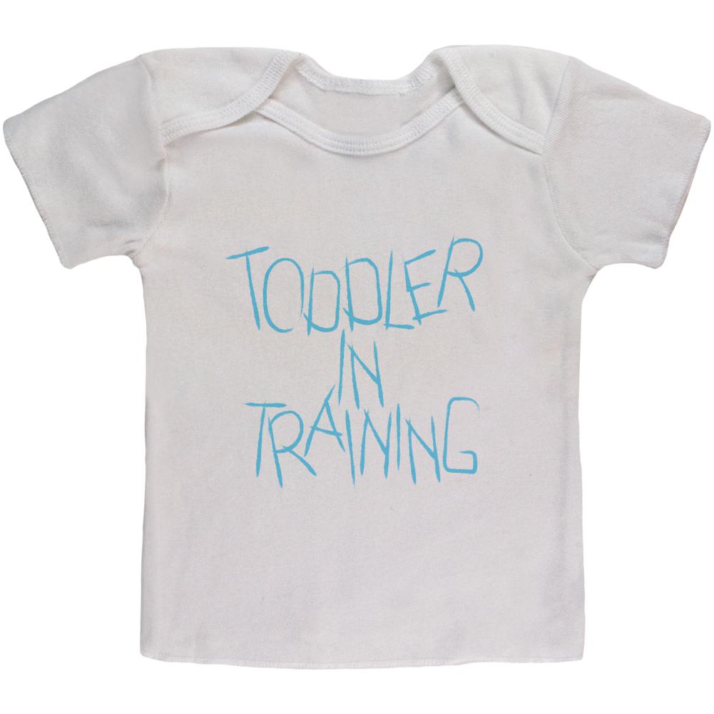 Toddler In Training Funny Baby T Shirt Infant T-Shirts Old Glory 12MO White