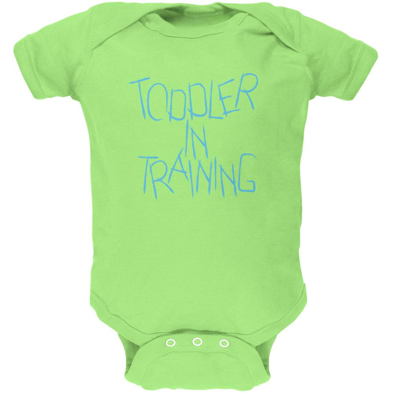 Toddler In Training Funny Soft Baby One Piece Baby One Piece Old Glory 0-3M Key Lime