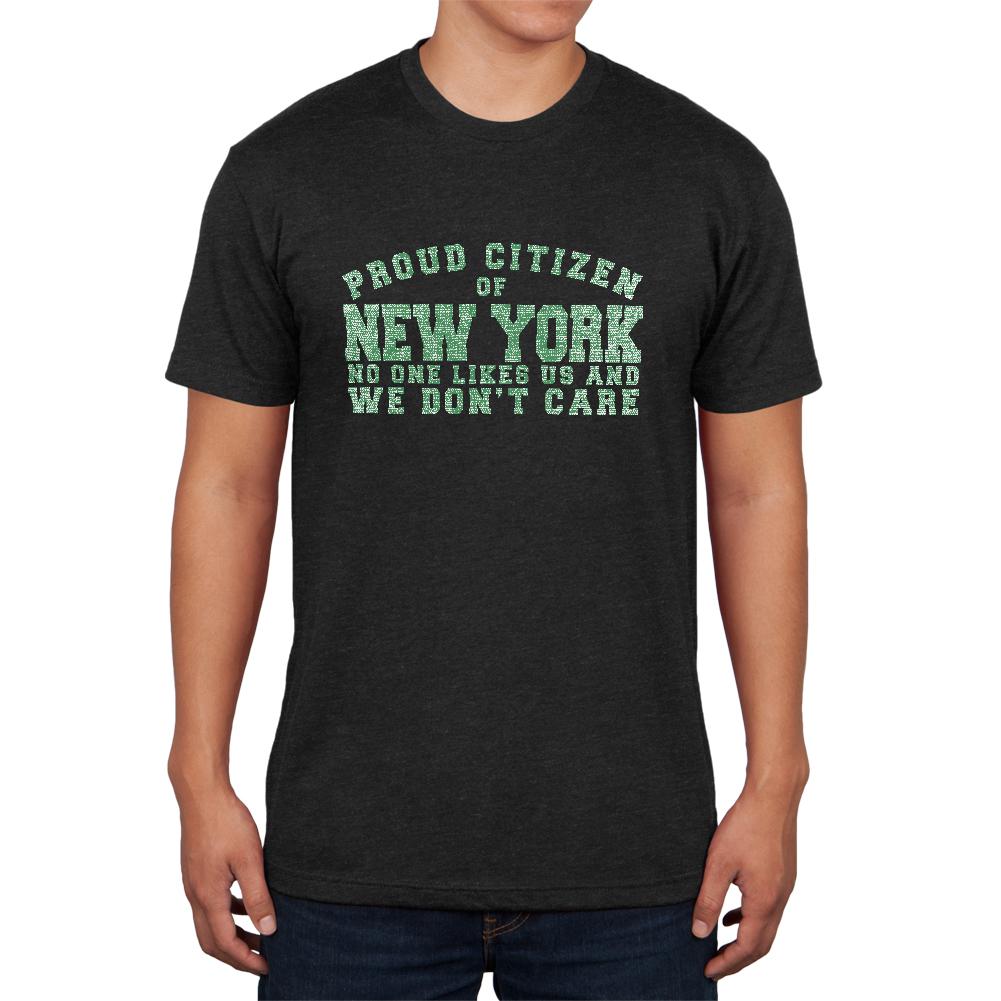 Proud No One Likes New York Mens Soft T Shirt Men's T-Shirts Old Glory 2XL Vintage Black
