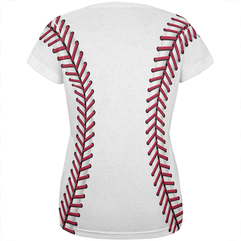 Baseball Costume All Over Womens T Shirt Women's T-Shirts Old Glory