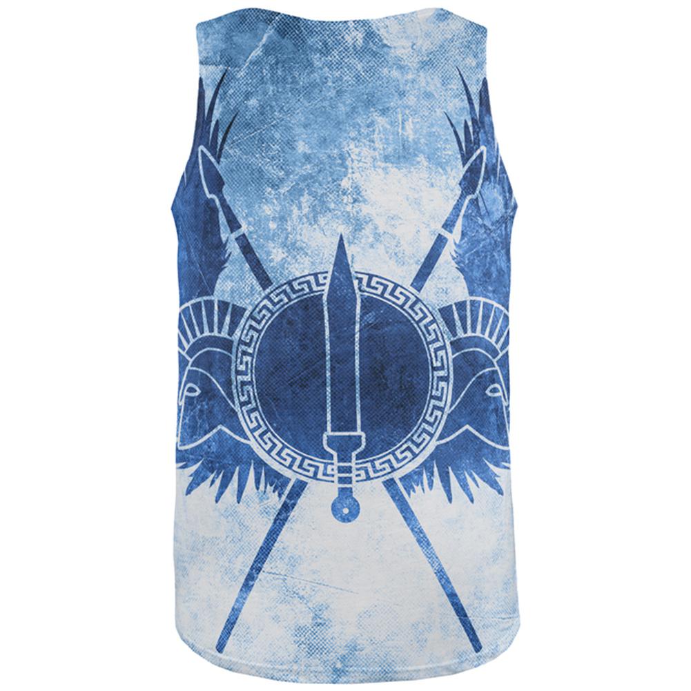 Greek Warrior Princess All Over Mens Tank Top Men's Tank Tops Old Glory