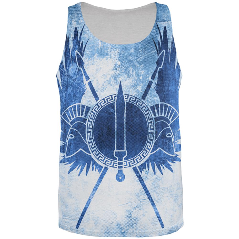 Greek Warrior Princess All Over Mens Tank Top Men's Tank Tops Old Glory 2XL Multi