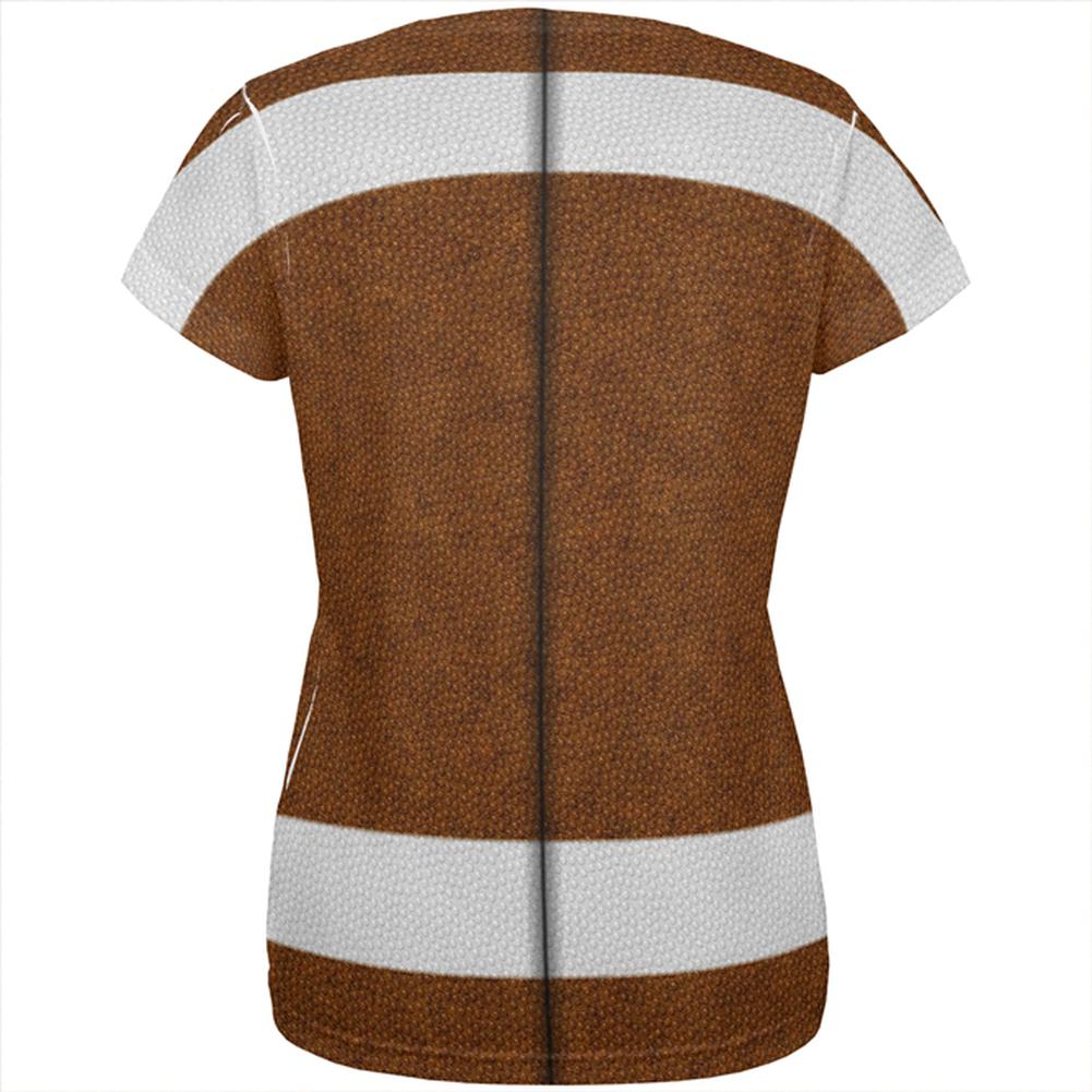 Football Costume All Over Womens T Shirt Women's T-Shirts Old Glory