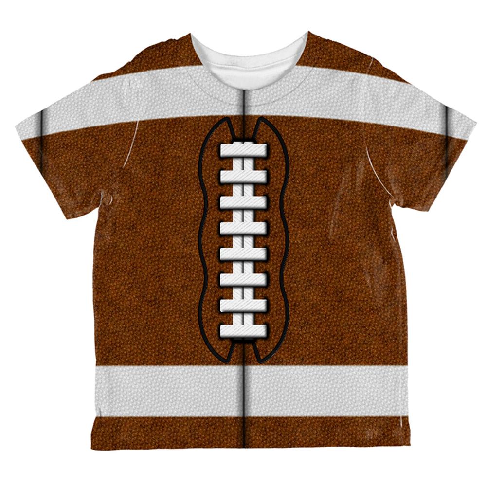 Football Costume All Over Toddler T Shirt Toddler T-Shirts Old Glory 2T Multi