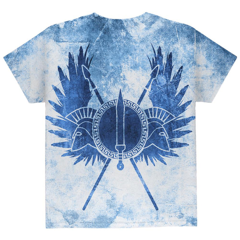 Greek Warrior Princess All Over Youth T Shirt Youth T-Shirts Old Glory