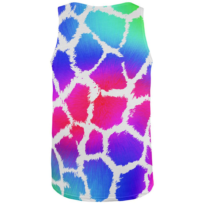 Show Your Colors Spots Gay Pride Rainbow All Over Mens Tank Top Men's Tank Tops Old Glory