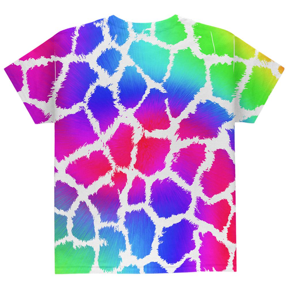 Show Your Colors Spots Gay Pride Rainbow All Over Youth T Shirt Youth T-Shirts Old Glory