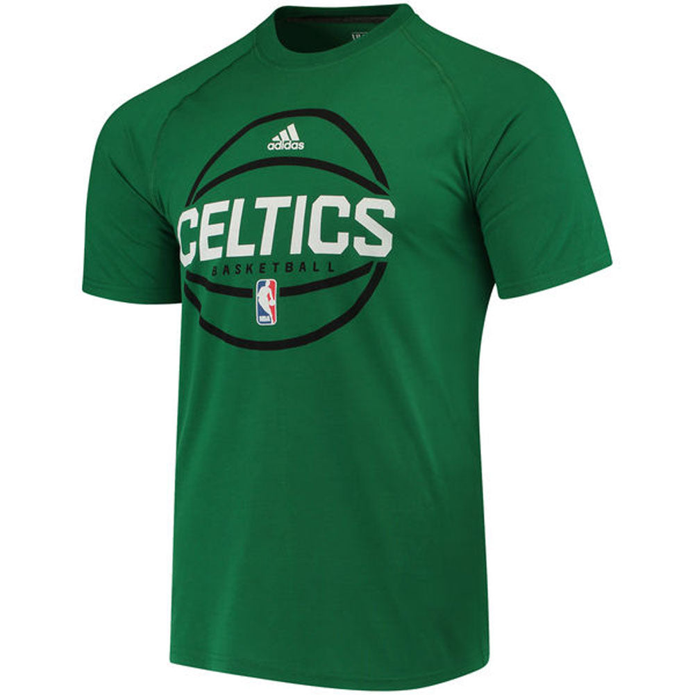 Boston Celtics - Adidas Ultimate Performance Practice T Shirt Men's T-Shirts Boston Celtics