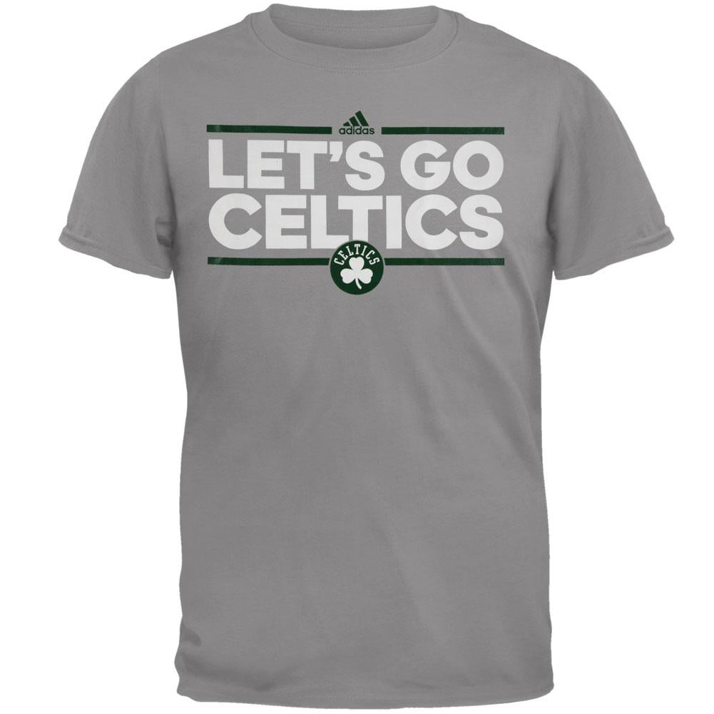 Boston Celtics - Tip Off Let's Go Celtics Adidas Mens T Shirt Men's T-Shirts Boston Celtics