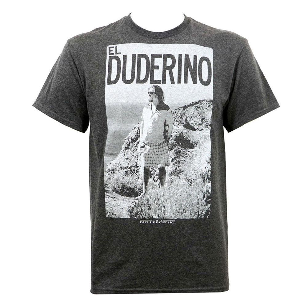 The Big Lebowski - El Duderino Mens T Shirt Men's T-Shirts Old Glory LG Charcoal